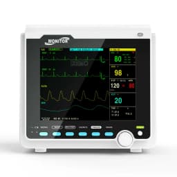 CONTEC Capnograph Etco2 Veterinary VET Vital Signs Patient Monitor Multi-Parameters With Thermal printer, IBP Included