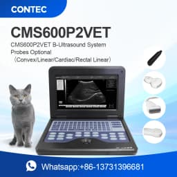 Contec Veterinary Ultrasound Scanner Laptop for Horse Equine Cow Sheep Dog Cat - Multiple Probe Types