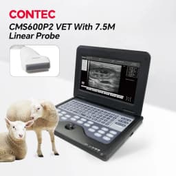 Contec Veterinary Ultrasound Scanner Laptop for Horse Equine Cow Sheep Dog Cat - Multiple Probe Types