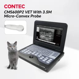 Contec Veterinary Ultrasound Scanner Laptop for Horse Equine Cow Sheep Dog Cat - Multiple Probe Types