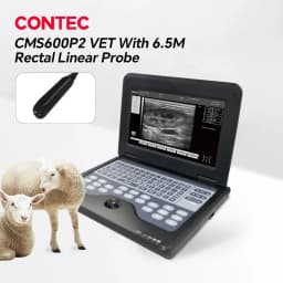 Contec Veterinary Ultrasound Scanner Laptop for Horse Equine Cow Sheep Dog Cat - Multiple Probe Types