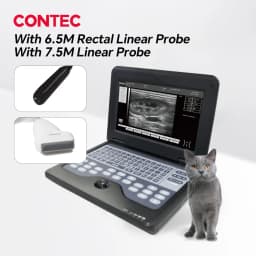 Contec Veterinary Ultrasound Scanner Laptop for Horse Equine Cow Sheep Dog Cat - Multiple Probe Types