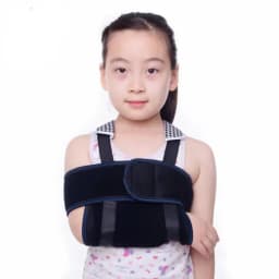 Children Forearm Fixed Sling Breathable Mesh Arm Shoulder Fracture Recovery Straps Adjustable Wrist Joint Sprain Protection Band