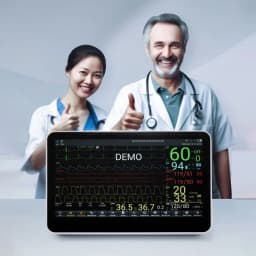 CONTEC 14" Touch Screen Color LCD 6 Parameters Vital Signs ICU Patient Monitor CMS8500