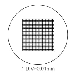 Micrometer DIV 0.01mm Microscope Stage Calibration Slides Optical Glass Net Grid 100x100 Measuring Ruler Microscope Accessories