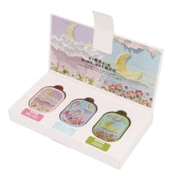3pcs 4g Portable Solid Perfume Set Flower Refresh Fragrance Long Lasting Remove Odor Pocket Perfume Car Outdoors Wardrobe Dating