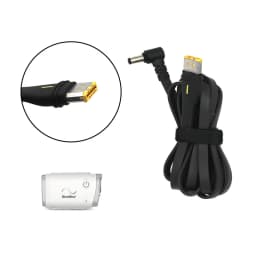 CPAP Battery Cord Cable DC5521 Plug Supply For AirMini Machine Travelling on Airplane Train Vehicle Vacation Holiday