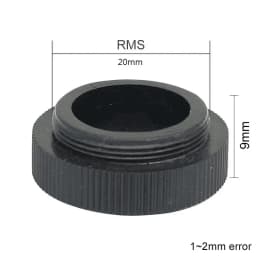 RMS Standard Objective Threaded Dust Cover Microscope Objective Dust Cover RMS Screw Cover Plastic Microscope Objective Cover