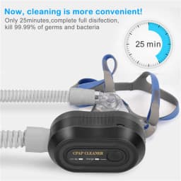 Portable CPAP Cleaner & Sanitizers Ozone Sterilizer Household APAP BiPAP Mask Tubing Cleaning Solution Ozone Ionizer