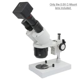 C-mount Adapter Lens C Mount Lens for USB Industrial Camera Digital Eyepiece Connected Microscope Reduction Relay Lens 0.3X 0.4X