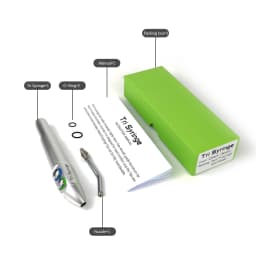 JUMTOP Dental 3-Way Syringe Handpiece, 5 Holes Jet Water Spraying