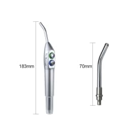 JUMTOP Dental 3-Way Syringe Handpiece, 5 Holes Jet Water Spraying
