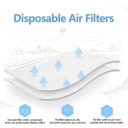 CPAP Replacement Filter Cotton Compatible AirSense S11 S10 Sleep Apnea Machine Dust Filter Membrane Screen Spare Accessory