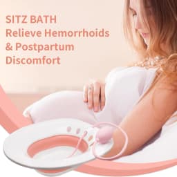 Foldable Sitz Bath Tub No Squat Soaking Basin Pregnant Women Postpartum Gynecological Care Hemorrhoids Anal Treatment Basin