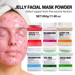 Jelly Mask Facial Professional Rose Smooth Face  Skin Care Hydrated Nourished Hydro Jelly Mask Powder Gel Peel Off MasK