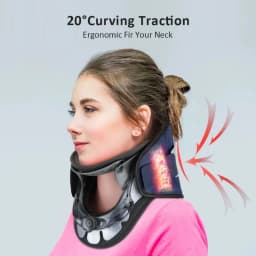 Inflatable Neck Cervical Traction Device Adjustable Spine Correction Collar Air Pump Neck Stretching Support Brace Pain Relief
