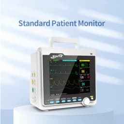 CONTEC Portable Patient Monitor Human/Veterinary 8" Vital Sign Monitor ECG NIBP RESP SPO2 PR TEMP (Printer&Etco2 Option)