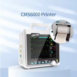 CONTEC Portable Patient Monitor Human/Veterinary 8" Vital Sign Monitor ECG NIBP RESP SPO2 PR TEMP (Printer&Etco2 Option)