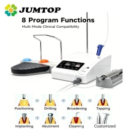 JUMTOP Dental Mini Implant Motor Build in Electric Motor and Piezo Bone Surgery Unit