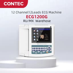 CONTEC Touch Screen Digital 12 Channel 12 Leads ECG EKG Electrocardiograph PC Software ECG1200G