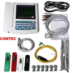 CONTEC Touch Screen Digital 12 Channel 12 Leads ECG EKG Electrocardiograph PC Software ECG1200G