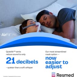 AirFit P10 Nasal Pillow Cushion - CPAP Mask Accessories Replacement - Soft Lightweight Silicone Dual Wall - S/M