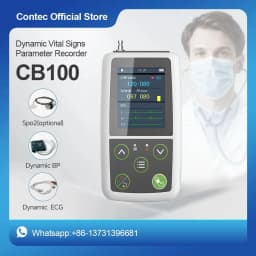 CONTEC CB100 Dynamic Storage Mode Ambulatory Multi-Parameter Recorder Monitor ECG NIBP, SPO2(optional)