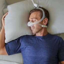 Original DreamWisp Nasal CPAP Mask with Headgear - Anti-Snoring Sleep Apnea Ventilator Mask for Home Use