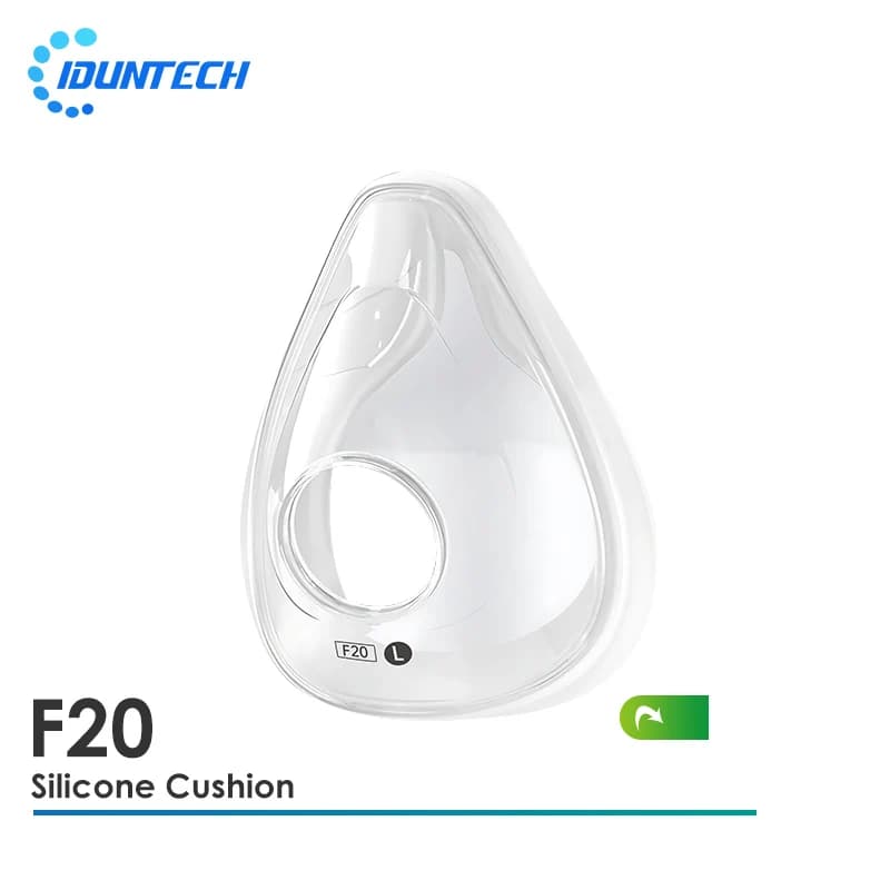 Compatible Replacement Silicone Cushion for ResMed AirFit F20 Full Face Mask, Soft Seal Pad for CPAP Mask, S/M/L Sizes
