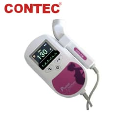 Contec Handheld Color Prenatal Fetal Doppler 3MHz Probe Baby Heart Beat Monitor