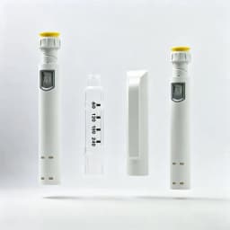 Portable 5Pcs Insulin Syringe Pen Set Disposable Adjustable 60U Insulin Injector Pen Precise Dosing Device