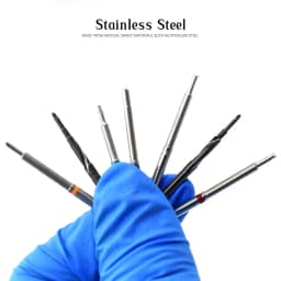 JUMTOP Dental Implant Screw Removal Kit Broken Cover Screw Extractor Surgical Remover Instruments