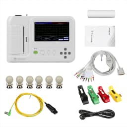 CONTEC 300G Touch Screen Digital Electrokardiograph 6 Channels 12 Leads EKG Monitor with Thermal Printer