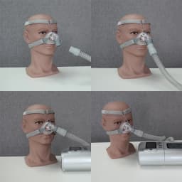 Yuwell CPAP Nasal Mask YN02 With Headgear Silicon Gel Cushions Sleep Apnea Anti Snoring Mask for Auto CPAP Machine Home Travel