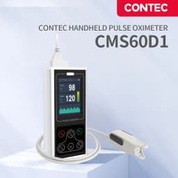 CONTEC Handheld Fingertip Pulse Oximeter Sleep Heart Rate Monitor Adult Neonatal Pediatric Vet Veterinary SPO2 PR PI(Option)