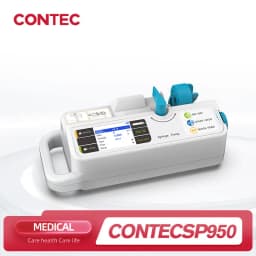 CONTEC Brand Syringe Pump SP950 LCD real-time Alarm Rechargable battery(Human or Veterinary Use)