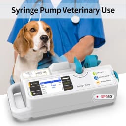 CONTEC Brand Syringe Pump SP950 LCD real-time Alarm Rechargable battery(Human or Veterinary Use)