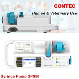 CONTEC Brand Syringe Pump SP950 LCD real-time Alarm Rechargable battery(Human or Veterinary Use)