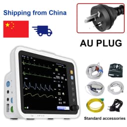 Resoxy Patient Vital Signs Monitor 12.1 Inch Screen Human Use 6 Parameters Medical Patient Monitor ECG NIBP TEMP RESP SPO2 PR