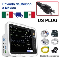 Resoxy Patient Vital Signs Monitor 12.1 Inch Screen Human Use 6 Parameters Medical Patient Monitor ECG NIBP TEMP RESP SPO2 PR