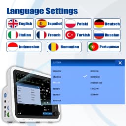 Resoxy Patient Vital Signs Monitor 12.1 Inch Screen Human Use 6 Parameters Medical Patient Monitor ECG NIBP TEMP RESP SPO2 PR