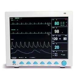 CONTEC CMS8000 Multi-Parameter Patient Monitor 12.1‘’ ICU CCU SPO2 Heart Rate Monitor RESP TEMP ECG PR (Printer, ETCO2 Choose)