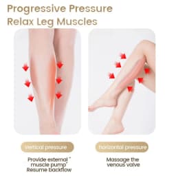 Electric Vibration Leg Calf Massager Full Pressotherapy 6 Mode Hot Compress Leg Foot Massager Air Compression Muscle Relief Pain