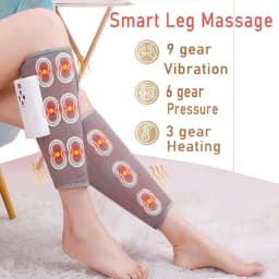 Electric Vibration Leg Calf Massager Full Pressotherapy 6 Mode Hot Compress Leg Foot Massager Air Compression Muscle Relief Pain
