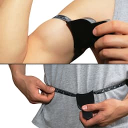Body Waist Tape Measure 152cm/60 inch Retractable Height Measuring Ruler Muscle Measurement Tools Gym Home Sports