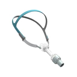 BMC P2H Nasal Pillow Mask with Headgear, Waterless Humidification CPAP Mask for Travel Machines, S/M/L Sizes