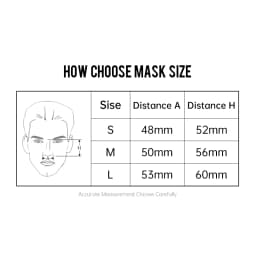 BMC P2H Nasal Pillow Mask with Headgear, Waterless Humidification CPAP Mask for Travel Machines, S/M/L Sizes