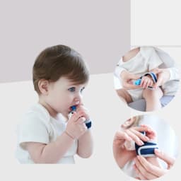New Model Baby Silicone Teeth Grinding Finger Cover Breathable Thumb Cover Teether Child Anti Biting Hands Sensory Comfort