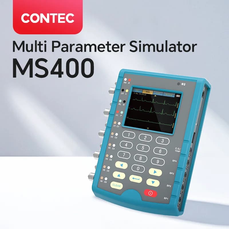 Contec Multi Parameter MS400 Patient Simulator ECG IBP Temperature Patient Simulator