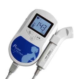 CONTEC Proved Fetal Doppler 3MHz Probe Heart Beat Monitor Backlight LCD Multiple Colour